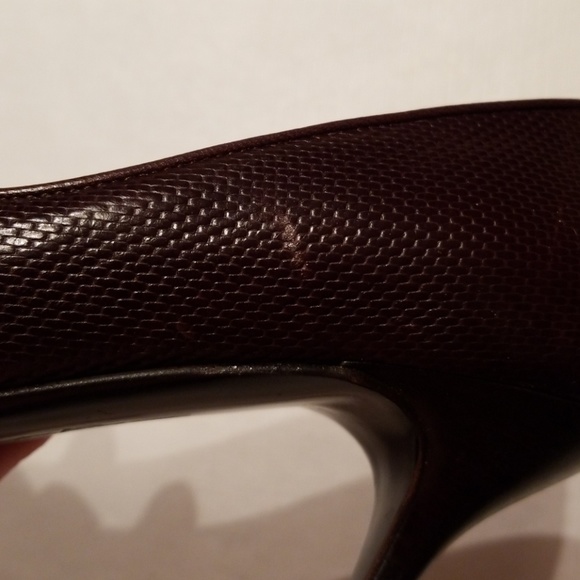 Salvatore Ferragamo Leather Pumps Brown Size 7 - Picture 7 of 7